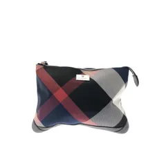 BLACKLABELCRESTBRIDGEブラックレーベルクレストブリッジチェック柄クラッチバッグネイビー系ITLO3CISZAE0