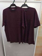 【未使用】【サイズは商品説明参照】amazon essentialsポケット付き半袖Tシャツ2枚セットM−Regular Y-729