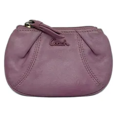 COACH(コーチ) ポーチ - ピンク キーリング付き レザー