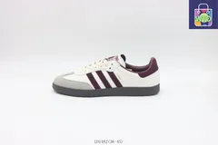 【今日特価】アディダス Adidas スリーストライプ ローカットスニーカー 白酒紅 White Wine Red ID1482-WTO輸入2
