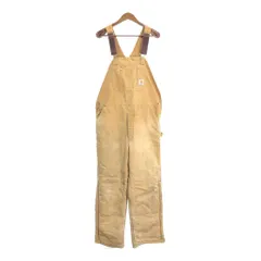 90s USA製 carharttカーハート ダブルニー ダック地 ペインターパンツ 茶 w36 L30 - Sixpacjoe Web Shop