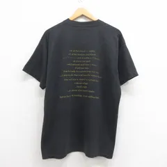 XL/古着 フルーツオブザルーム 半袖 ビンテージ Tシャツ メンズ 00s メッセージ クルーネック 黒 ブラック spe 25aug23 中古