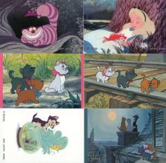 [중고] 스티커 스티커 디즈니 캣츠 메모리얼 스티커 세트 (6 장 세트) [이치 반 쿠지 Disney Dreaming Celebration] G상