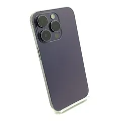 【全額返金保証】【最速発送】Apple iPhone 14 Pro 256GB ディープパープル au 白ロム 82% 動作確認済
