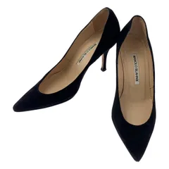 MANOLO BLAHNIKマノロブラニクBBスウェードレザーフラットパンプス MANOLO BLAHNIKマノロブラニクBBスウェードレザーフラットパンプス