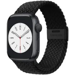アップルウォッチ バンド Apple Watch 編み込み 伸縮 調整可能 ソロループ Series 8 7 6 SE 5 4 3 2 1 Ultra 49mm 45mm 44mm 42mm 41mm 40mm 38mm 全機種対応 スポーツバンド