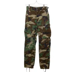 【US ARMY】 米軍 実物 ウッドランドカモ コンバットパンツ S-1137