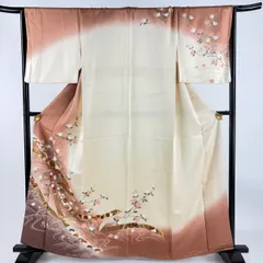 ◎吾妻徳穂 振袖 落款あり 袷 金駒刺繍 正絹 水色 パールトーン加工 美品 ◎吾妻徳穂 振袖 落款あり 袷 金駒刺繍 正絹 水色 パールトーン