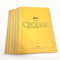 A4ワイド ケント+クロッキーブック5冊セット