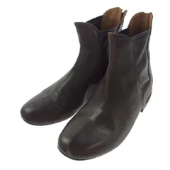 クーデター Kudeta BEARDSLEY short boots ビアズリー ジップアップ サイドゴア ショート ブーツ ブラウン系 35【中古】  - メルカリ