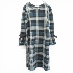 ギャラリービスコンティ GALLERYVISCONTI ワンピース チェック リボン 882233i