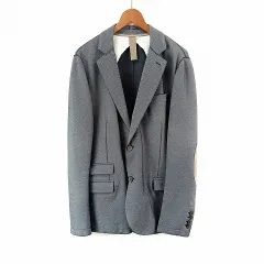 イレブンティ eleventy Elbow Patch Jacket エルボーパッチ テーラード ジャケット 50 ブルー グレー系のサムネイル