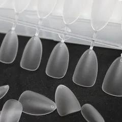 【根元極薄タイプ】LULUGEL ポイント(アーモンド) ショート ネイルチップ クリア 付け爪 ジェルネイル 各300枚入り 長さだし 簡単で つけ爪 ネイル オシャレサンディング 加工済み