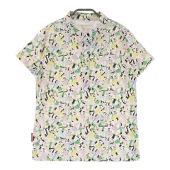 サイズ：LL LECOQ GOLF ルコックゴルフ  半袖ポロシャツ 総柄 ホワイト系 [240101292902]# ゴルフウェア レディース ストスト