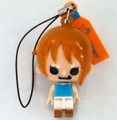 【中古】ストラップ(キャラクター) ナミ ストラップ 「ワンピース×パンソンワークス」 サントリーなっちゃん キャラクターブロックコレクション キャンペーン 