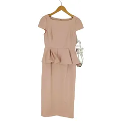 セルフォード CELFORD ベルト付きアシメペプラムタイトワンピース レディース  36