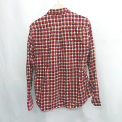 ◇ ⊇ CIAOPANIC TYPY チャオパニックティピー チェック柄 長袖 ネルシャツ サイズL レッド系 メンズ E  【1504210009352】