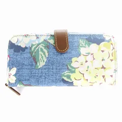 キャスキッドソン Cath Kidston 美品 長財布 ラウンドジップ 花柄 マルチカラー 小物 ■002のサムネイル