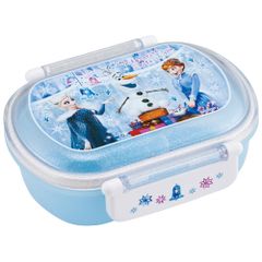 【人気商品】中子付き(おかず容器)ふわっと盛れるドーム型 キッズランチ 360ml 抗菌加工 1段 日本製 ディズニー お弁当箱 アナと雪の女王 子供用 24 スケーター(Skater) QAF2BAAG-A