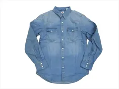 リーバイス 長袖 デニム ウエスタンシャツ 857440047 デニムシャツ ブリーチ