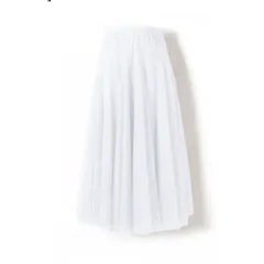 ☆ ホワイト ☆ 85CM ☆ チュールスカート ロング レディース 春 夏 秋 おしゃれ tlsk023 チュール スカート ロング ロングスカート チュールスカート ボトムス ひざ下 膝下 レディース 大人 きれいめ おしゃれ かわいい プリーツ