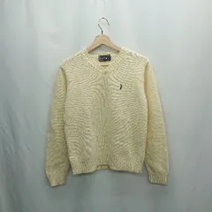 ◇ ⊇ EASTBOY イーストボーイ Vネック 長袖 ニット セーター サイズ9 クリーム系 レディース E  【1503050024631】