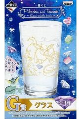 [중고] 글라스 (캐릭터) 샤워 & 샌더스 & 부스터 글래스 [이치 반 쿠지 Pikachu and Friends ~Eievui twinkle dream~] G상