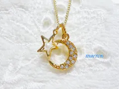 ☾moon＆starネックレス☽