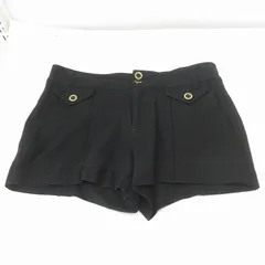 マークバイマークジェイコブス MARC by MARC JACOBS 美品ショートパンツ ハーフパンツ ブラック 黒 ６ 約Lサイズ ■GY09のサムネイル