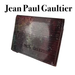 m30 Jean Paul GAULTIER ジャンポールゴルチエ パスケース カードケース エンボスロゴ Vサイバー