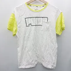 ◇ ⊂ PUMA プーマ 半袖 Tシャツ サイズUS L ホワイト系 レディース E  【1409100020779】