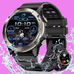 【特価商品】スマートウォッチ【2024業界新登場 軍用規格】 Bluetooth5.3通話 着信/LINEなどアプリ通知 IP68防塵防水 スポーツウォッチ 100＋運動モード GPS運動記録 歩数計 7-15日使用可能長持ちバッテリー 300＋文字盤 腕時計