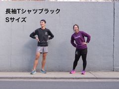 ライブラン長TシャツSサイズ (男女兼用)👕ブラック