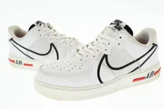 ナイキ NIKE AIR FORCE 1 LOW REACT WHITE エアフォース1 ロー リアクト CD4366-100 27.5 ホワイト ブランド古着ベクトル 中古▲250820