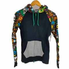 アベイシングエイプ A BATHING APE Safari milo ブロックカラー ジップアップ ジェラシックパーカー レディース import：XS のサムネイル