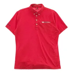 サイズ：M ADIDAS GOLF アディダスゴルフ  半袖ポロシャツ  レッド系 [240101209493]# ゴルフウェア メンズ