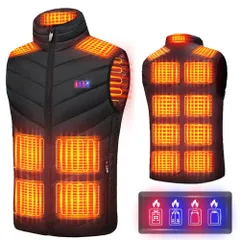 電熱ベスト 日本製繊維ヒーター 発熱ベスト 3段温度調整 防寒ベスト 発熱ベスト ヒーターベスト 加熱ベスト usb 電気ベスト レディース メンズ 防寒 速暖 洗える 電熱ウェア 大きいサイズ 男女兼用
