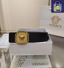【今日特価】VERSACE ヴェルサーチ レザーベルト