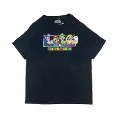 【D107】Used SuperMario T-shirt black Large / 古着 スーパーマリオブラザーズ Tシャツ 黒 Lサイズ