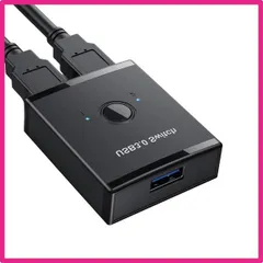 Color:usb サムコス usb3.0 切り替え器 usb切替器 手動切替機 pc2台用 5Gbps高速転送 キーボード マウス プリンタ セレクター 切り替え機 (usb)