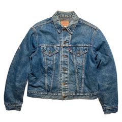 Levi's 70505 USA製 デニムジャケット リーバイス 44 60s USA製 LEVI'Sリーバイス 70505 BIGE ブランケットライナー デニム