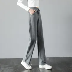 スウェットパンツ ワイドパンツ ダンス パンツ レディース スウェット ストレート スポーツウェア ルームウェア カジュアルパンツ コットン ボトムス ウエストゴム 秋服 zhencheng02