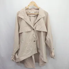 ◇ ⊇ classicalelf クラシカルエルフ 長袖 バックタックトレンチコート サイズL ベージュ レディース E  【1506110015525】