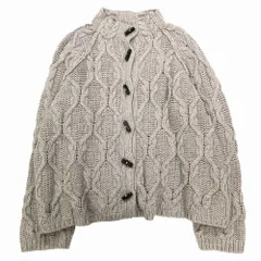 Chloe クロエ トグルボタン ヤク ウール混 カーディガン ニット トップス 7HT548-7H540 グレー サイズS レディース 【中古】 /SGW Chloe クロエ トグルボタン ヤク ウール混 カーディガン ニット