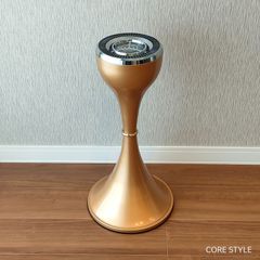 ほぼ新品　スモーキングスタンド　ゴールド　灰皿　レトロ