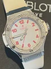 HUBLOT ウブロ ビッグバン スチール ホワイト ダイヤモンド　時計のサムネイル