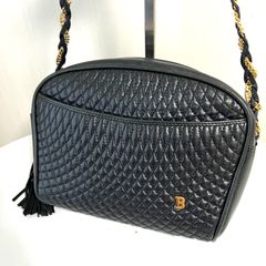 ✴︎訳あり✴︎ BALLY バリー ショルダーバック キルティング ヴィンテージ ブラック
