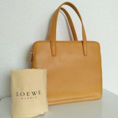 希少美品♡ LOEWE レザー トートバッグ ハンドバッグ ベージュ パイピング LOEWE バッグ