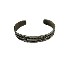 ナバホポケット族　スターリングシルバー　バングル　HRM ナバホポケット族 スターリングシルバー バングル HRM