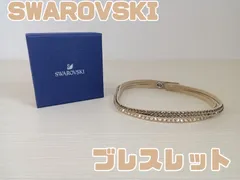 【SWAROVSKI スワロフスキー ブレスレット ベージュ】